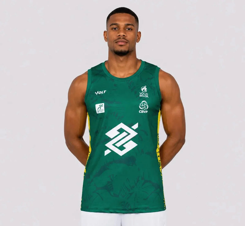 -27 Maglia Senza Maniche da Pallavolo Brasile Estiva Uomo Donna Traspirante Canotta - immagine 9