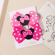 Fermagli per capelli bambina 2 pezzi con fiocco a pois, mollette cartoon adorabili, accessori capelli boutique per bambini - Campeda