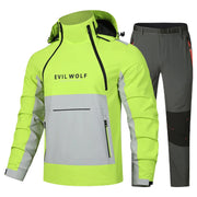 Completo Impermeabile per Moto Giacca e Pantaloni Antipioggia - immagine 8