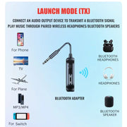 Ricevitore trasmettitore audio Bluetooth 6.0 AUX Adattatore wireless 2 IN 1 da 3 - immagine 8