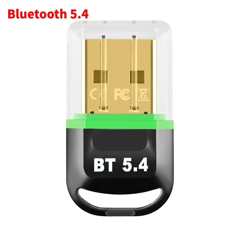 Adattatore USB Bluetooth 6.0 Dongle Bluetooth 5.4 per PC Windows 11/10/8.1 Trasmettitore ricevitore Bluetooth per tastiera/mouse