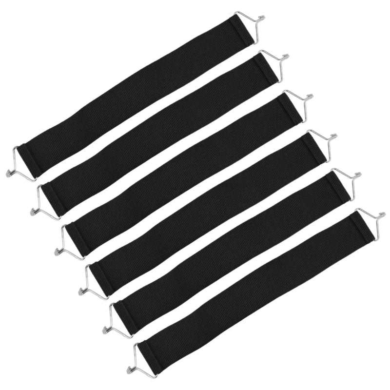 Assemblaggio semplificato Proteggi i tuoi mobili da esterno con un set di 6 affidabili cinture per sedie rinforzate realizzate in tessuto resistente