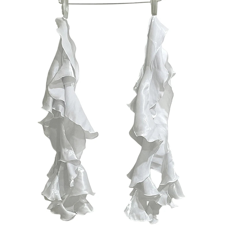 1 paio di nastri da polso eleganti e fluidi 75 cm per danza - 11 - immagine 12