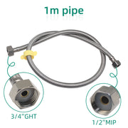 1 Set Ciotola Automatica per Mucca Tubo Alimentatore d'Acqua in Acciaio Galleggiante - immagine 5