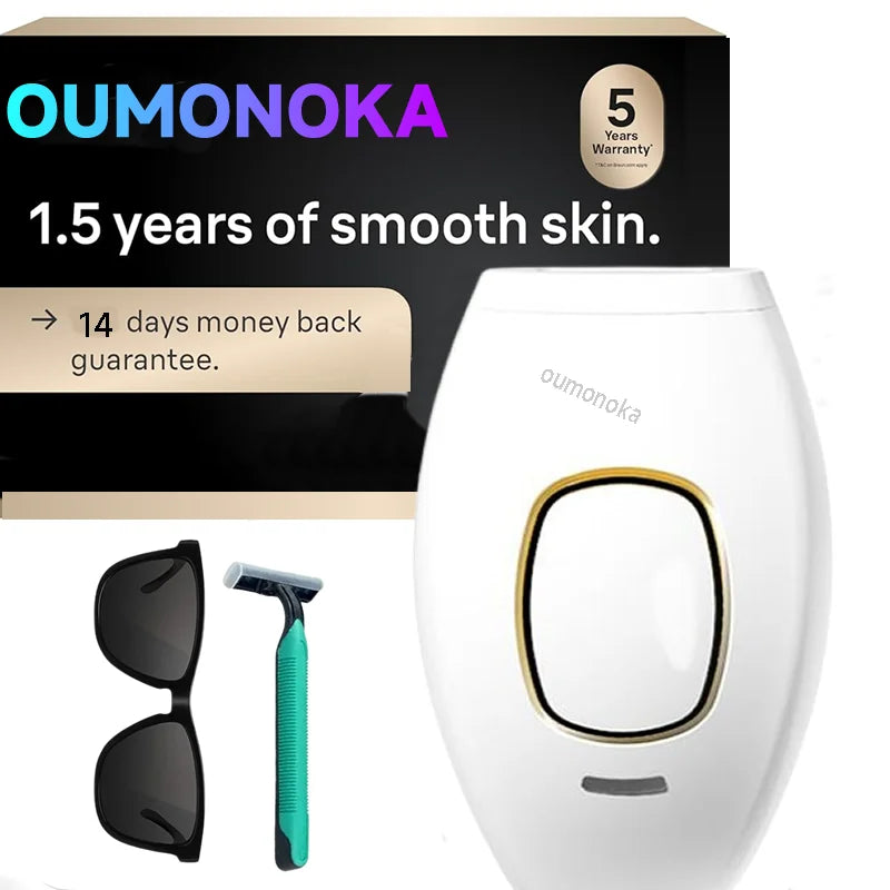 Nuovo permanente IPL laser Hair Remover Macchina per tagliare i capelli Piastra per vibrazione Uomo Rasoio Epilatore laser per peli facciali femminili