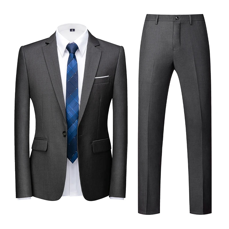 22 colori monopetto abiti da sposa formali abbigliamento uomo moda semplice Business - immagine 5