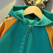 Cappotto per neonato Primavera Autunno Moda Ragazzi Uniforme da baseball Regalo di - immagine 5
