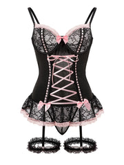 Set Reggiseno Sexy in Pizzo per Donna Lingerie Erotica - immagine 5