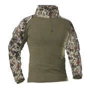 T-shirt da trekking tattiche all'aperto uomo combattimento esercito militare CP - immagine 12