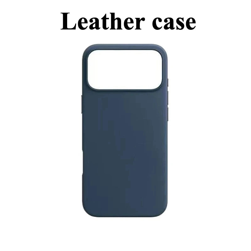 Per Apple Custodia in pelle Magsafe per IPhone 17 Pro Max 17 Air Custodia con ricarica wireless Cover magnetica 16 Pro Max con scatola