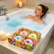 Set Regalo di Bombe da Bagno a Forma Ciambella con Giocattoli - immagine 4