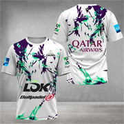 T-shirt da tennis a rapida asciugatura uomo abbigliamento estivo per padel - Marrone XXS(US 32)
