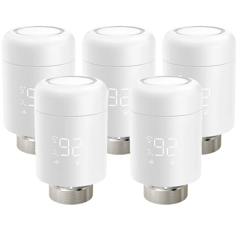 AVATTO Tuya 1-6PCS Wifi TRV Attuatore Del Radiatore Valvola Termostatica Valvola Del Radiatore Regolatore di Temperatura Supporto Alexa Google Casa