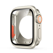 Custodia protettiva per schermo per Apple Watch 45mm 44mm 40mm 41mm Custodia rigida per paraurti anteriore posteriore per PC iwatch 9 8 7 SE 6 5 4 Cambia in Ultra - Campeda