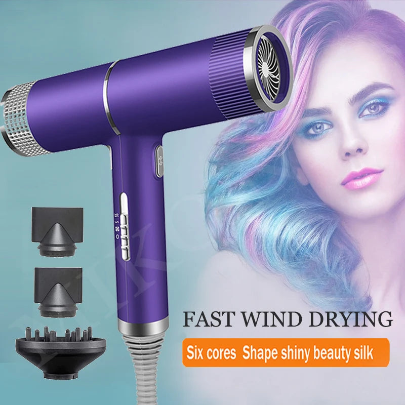 Professional Hair Dryer Negative Ionic Infrared Hot &amp; Cold Wind Salon Hair Styler Tool Electric Hair Dryer