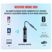 Ricevitore trasmettitore audio Bluetooth 6.0 AUX Adattatore wireless 2 IN 1 da 3 - immagine 7