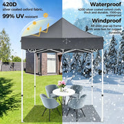 Gazebo da Giardino Pieghevole 3/2 Metri Pergola – Treppiede - immagine 4