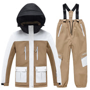 -30 Tuta da neve per bambini Set di abbigliamento snowboard - immagine 17
