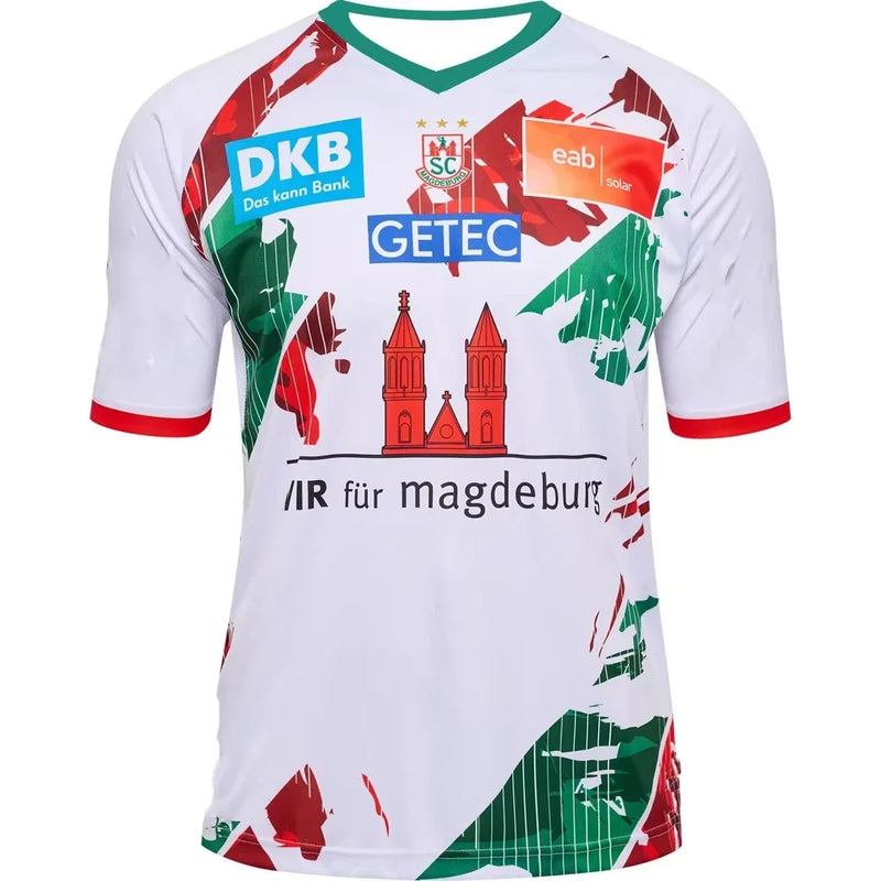 T-shirt in jersey ampia unisex SC Magdeburg top da allenamento per pallamano Camicia - immagine 2