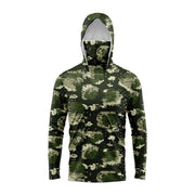 Camicia da pesca con cappuccio uomo maglietta a maniche lunghe - S KZ-XTW3 - immagine 4