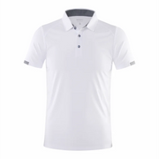 Polo da uomo a maniche corte in poliestere – traspirante, casual ed elegante per primavera ed estate - Campeda