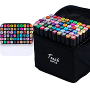 Set di pennarelli artistici oleosi a doppia testa da 24-80 colori per disegnare - immagine 13