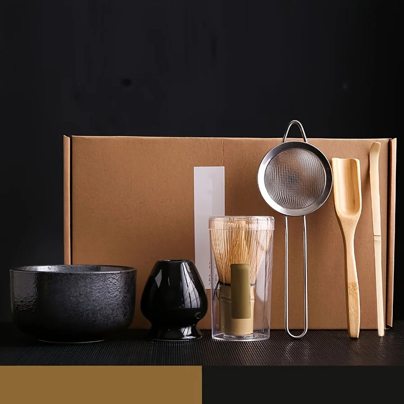 6 pezzi/set ciotola Matcha in stile giapponese cucchiaio - immagine 2