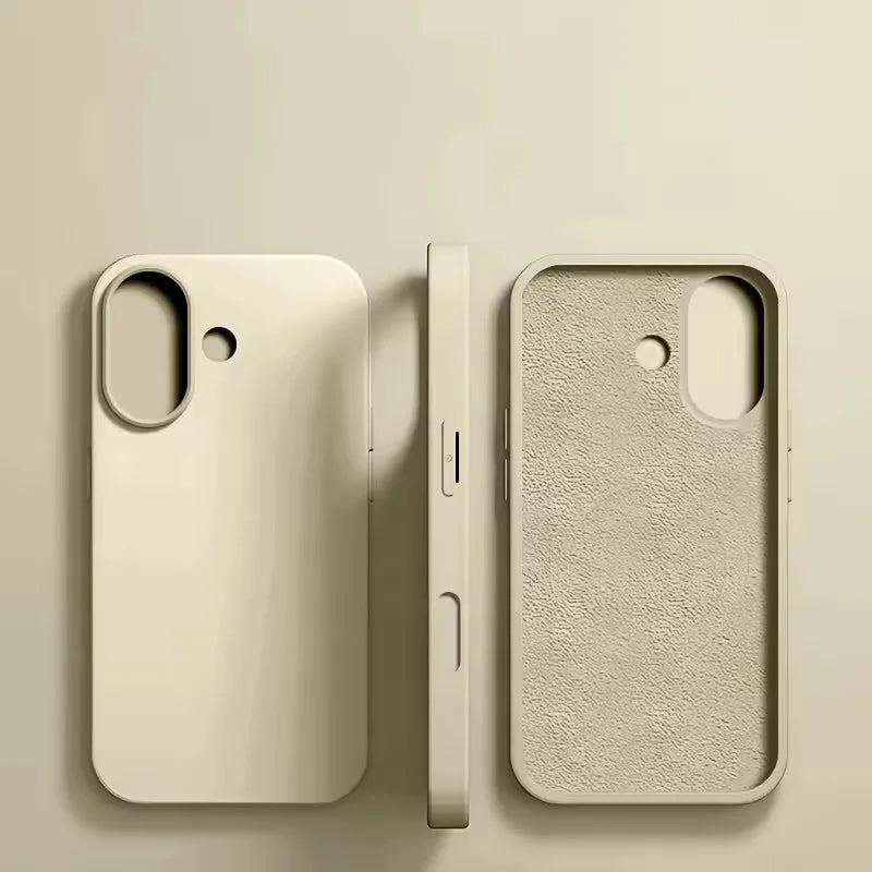 Nuovo per custodia per telefono in Silicone liquido for Magsafe per for iPhone 16 15 13 14 11 12 Pro Max 16 15 Plus Cover morbida con ricarica Wireless magnetica