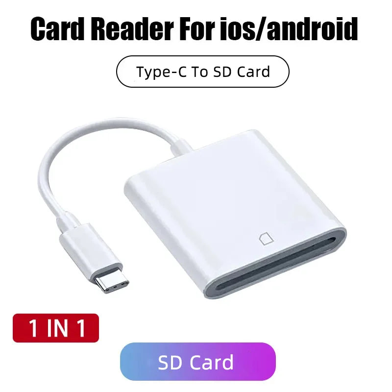 Lettore di Schede USB per iPhone Visualizzatore Foto da Fotocamera Caccia - immagine 7