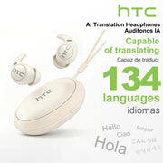 Auricolari Bluetooth HTC NE76 Traduttori AI - white AI - immagine 3