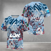 T-shirt da tennis a rapida asciugatura uomo abbigliamento estivo per padel - immagine 7