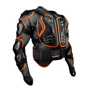 Giacca Protettiva Moto HEROBIKER – Armatura Motocross Antiurto con Protezioni Schiena Petto Spalle (S-5XL) - Campeda