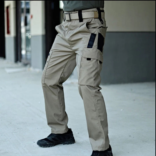 Pantaloni cargo uomo tattici multitasche impermeabili – pantaloni da lavoro e trekking outdoor resistenti - Campeda