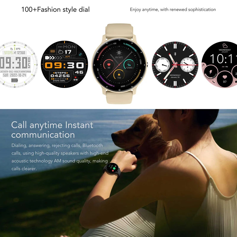 Smartwatch Ultra-Sottile per Uomo 100+ Modalità Sportive - immagine 4