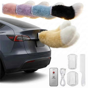Coda Elettrica Oscillante per Auto, Simpatico Ornamento Peluche in Movimento per Interni ed Esterni Auto, Decorazione Scooter con Telecomando