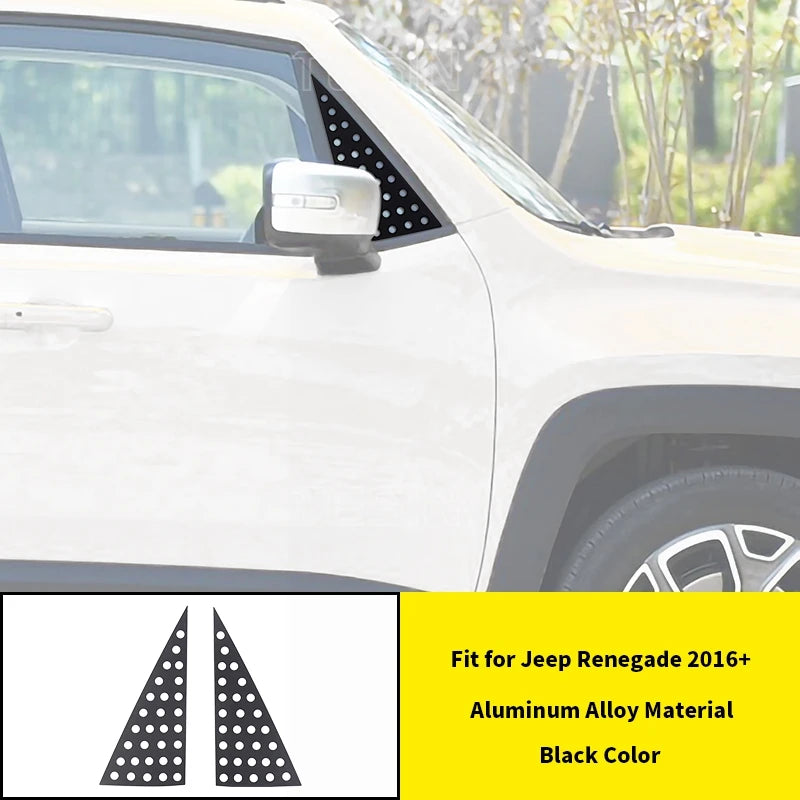 Modanature Vetri Jeep Renegade 2016-2024 – Copertura Decorativa in Alluminio Premium