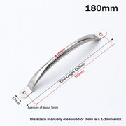 Maniglie per porte multiuso in acciaio inossidabile da 2 pezzi - 180MM(10mm) - immagine 7