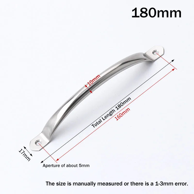 Maniglie per porte multiuso in acciaio inossidabile da 2 pezzi - 180MM(10mm) - immagine 7