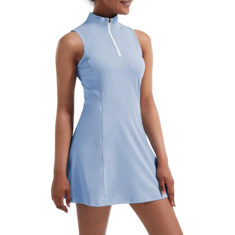 Abito da tennis e polo gonna yoga uniforme palestra - immagine 3