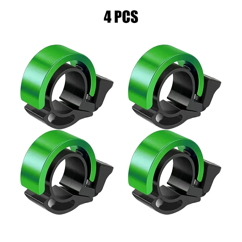 Campanello per Bicicletta in Lega da 2/4/8/16 Pezzi - 4 Pcs Green - immagine 11