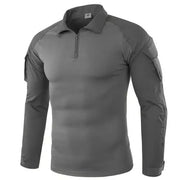 T-shirt da trekking tattiche all'aperto uomo combattimento esercito militare CP - immagine 5