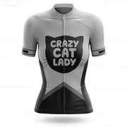 Set Maglia Ciclismo Donna Gatto Cartone Animato Divertente Estivo Abbigliamento Bici - immagine 19