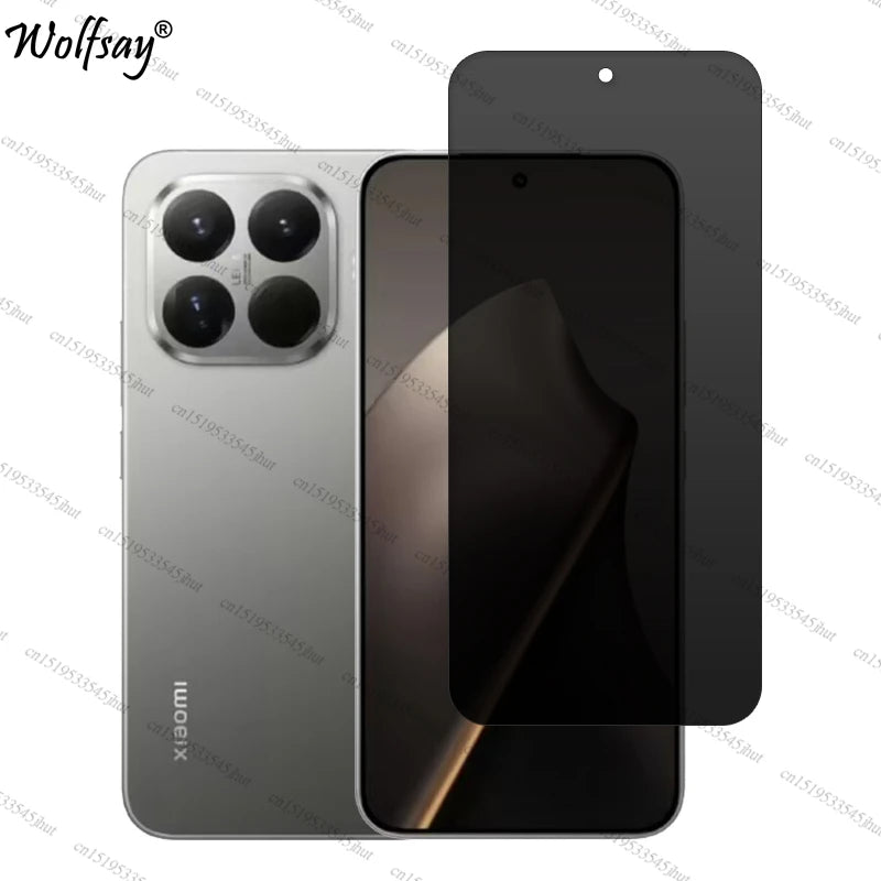 Privacy Protezione Dello Schermo Per Xiaomi 15T Anti-Spy Vetro Temperato Xiaomi 15T 15 T Pro Obiettivo Della Macchina Fotografica Pellicola di Vetro Per Xiaomi 15T vetro
