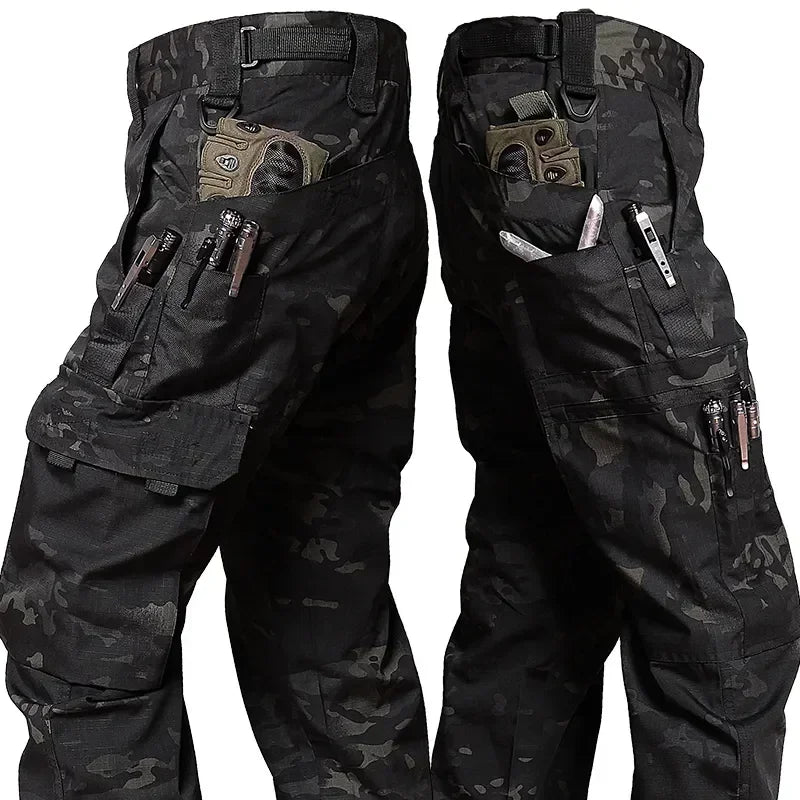 Tute mimetiche Camicie tattiche Set da allenamento Multi-tasca Army Multicam Uniformi - MCBK Pants S 50-55KG - immagine 31
