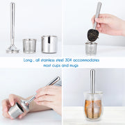 Infusore per Tè in Acciaio Inox Easyworkz con Manico Cavo Resistente al Calore - immagine 4
