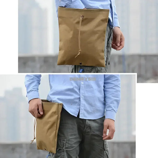 Tasca tattica Molle Dump Magazine Pouch Mag Drop Pouches Caccia CS Pistola - immagine 2