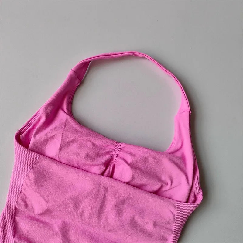 Gilet da yoga con scollo all'americana sport corsa antiurto - immagine 6
