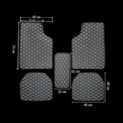 Tappetini Auto 5 Pezzi Universali – Impermeabili, Antiscivolo e Facili da Pulire - Campeda