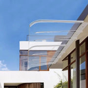 Tettuccio invisibile per porta d'ingresso 40x40 cm finestra PC resistente - immagine 3