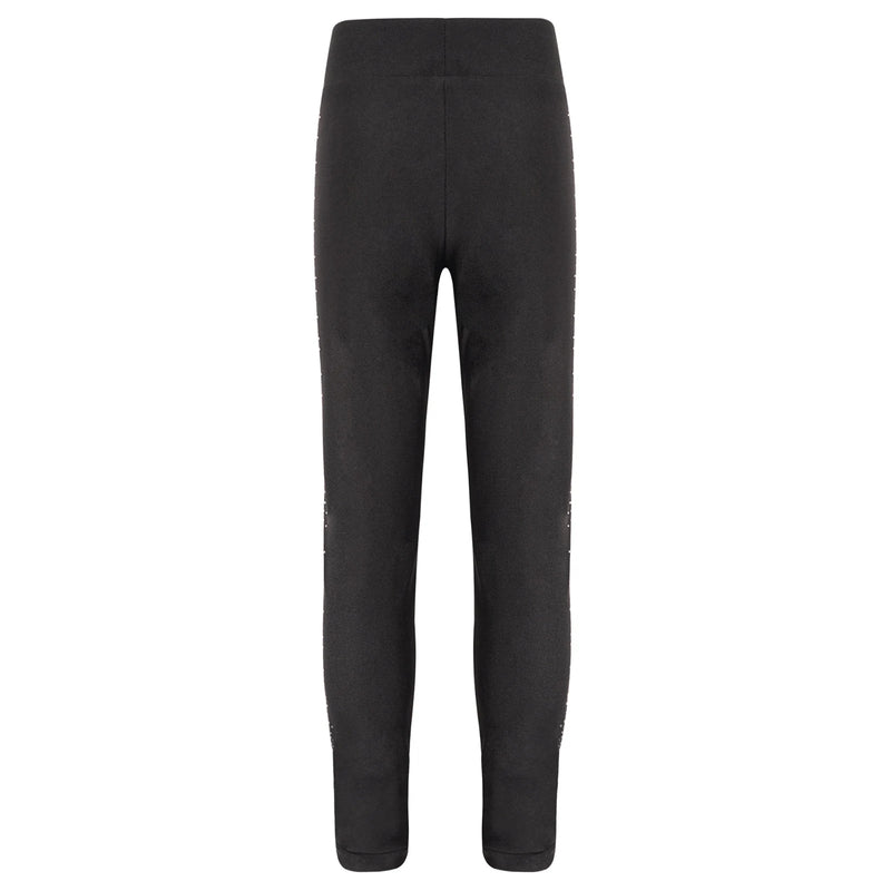 Pantaloni da pattinaggio di figura per ragazze adolescenti Strass laterali Leggings - immagine 2